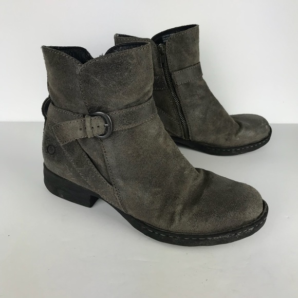 Born Shoes - BORN brown leather ankle boot, 9